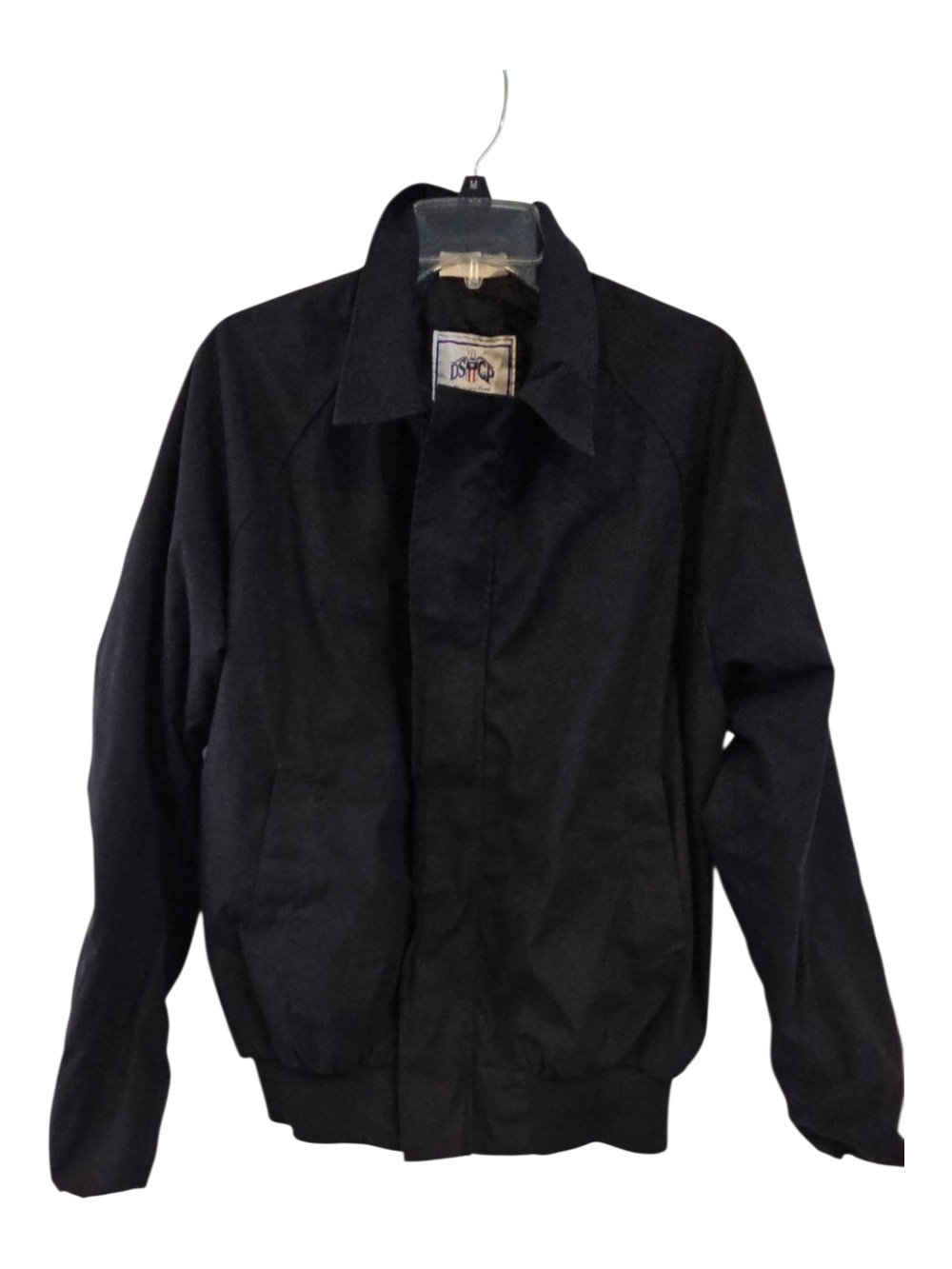 VTG US Navy Utility Jacket M Long DSCP Quarterdeck Collection Bomber Black